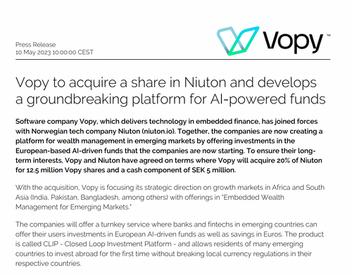 Groundbreaking platform for AI-powered funds