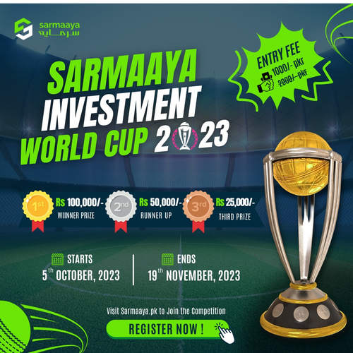 Sarmaaya Investment World Cup 2023