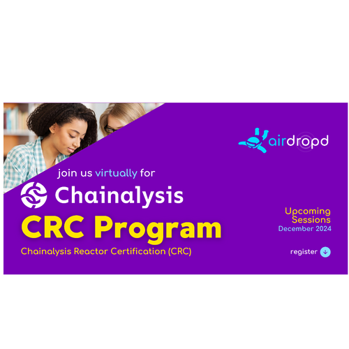 Airdropd x Chainalysis Reactor Certification