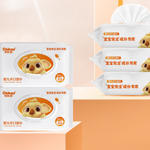 MEGASOFT Chikool Baby Care Wipes & Cottony Towel & Soft Tissue