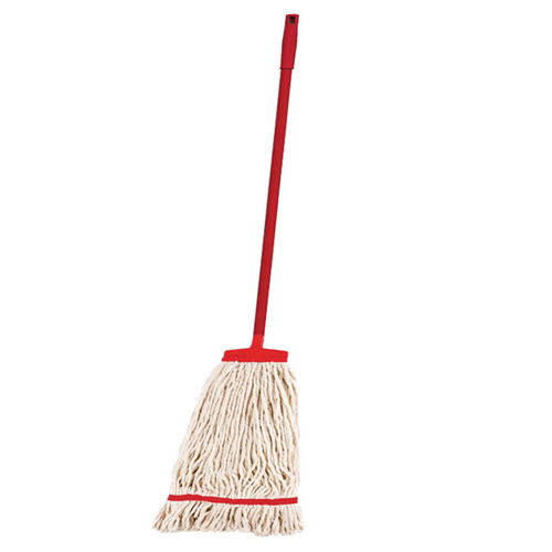 Kentucky Mop Cotton Bleach, Red Poly Yarn With Freedom Socket