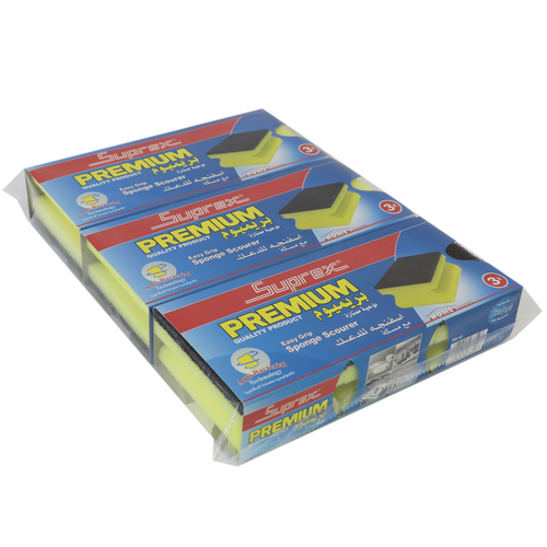 SPONGE SCOURER GROOVED