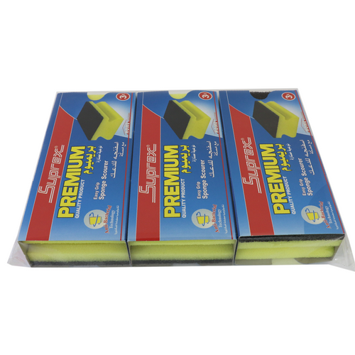 SPONGE SCOURER GROOVED