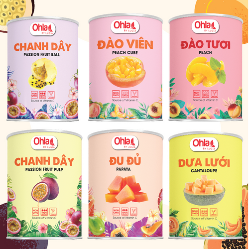 Canned Papaya, Canned Peach, Canned Peach Cube, Canned Passion Fruit Pulp, Canned Passion Fruit Ball