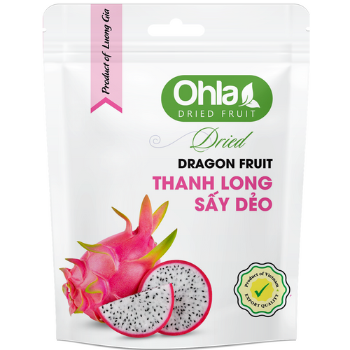Dried Dragon Fruit, Dried Guava, Dried Passion Fruit and Dried Papaya