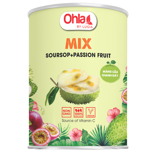 Canned Passion Fruit mix Papaya, Canned Coconut mix Papaya, Canned Coconut mix Mango, Canned Soursop mix Passion fruit, Canned Mango mix Passion fruit mix Papaya