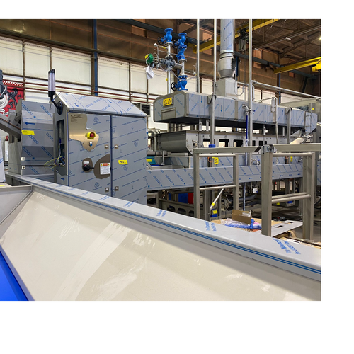 Pellet snacks production plant