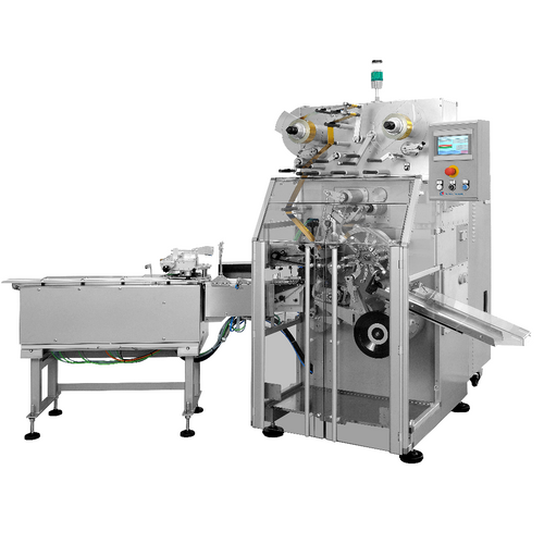 OMNIA6 – High Speed multistyle wrapping machine for flat bottom products