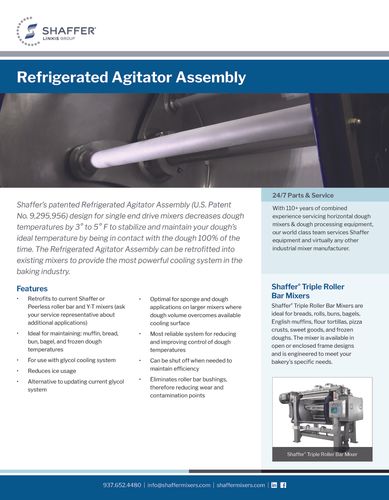 Shaffer Refrigerated Agitator Assembly