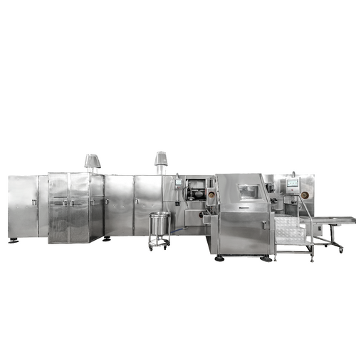 Automatic rolled sugar cone production line