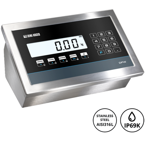 3590EGT HYGIENX: new stainless steel touchscreen weight indicator for environments with high hygiene requirements