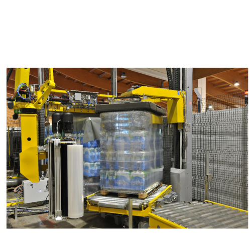 Automatic stretch wrapping systems