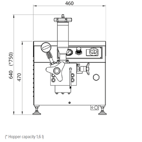 LABORATORY HOMOGENIZER MOD. HOMOLAB