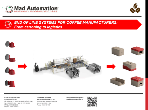 Mad Automation Srl - end of line systems for coffee manufacturers