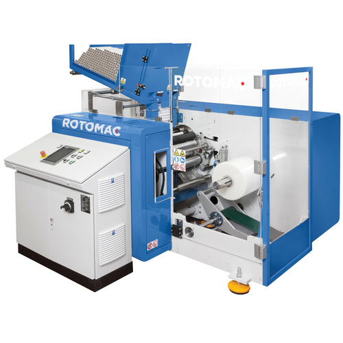 MODEL 142 PL - Rewinding Machine for Plastic Film Household and Catering Rolls