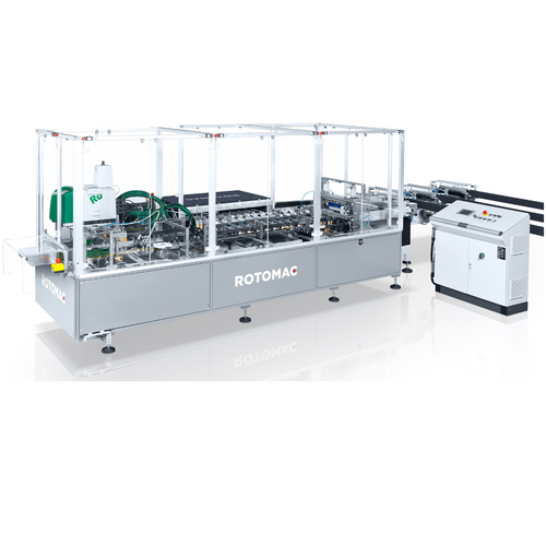 MODEL 705 - Side loading, High Speed Cartoning Machine for Household Use Roll