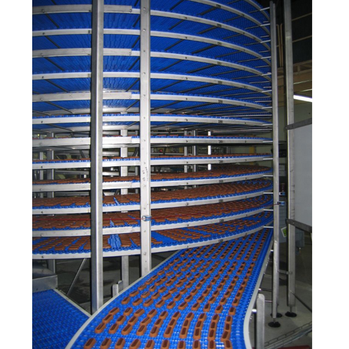Cooling lines for bakery products