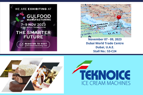 Teknoice to Unveil the Future of Ice Cream Production at Gulfood Manufacturing 2023