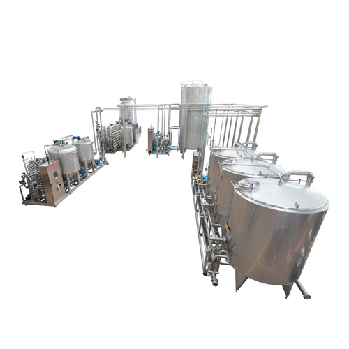 Syrup room for beverage production and complete lines for juices and puree
