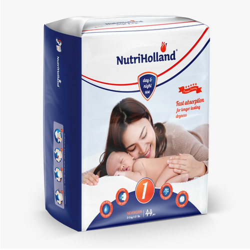 Nutriholland and Aptilon Baby diaper and Under ped