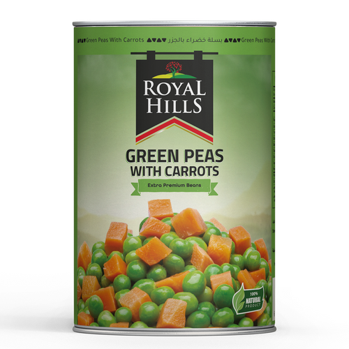 CANNED GREEN PEAS WITH CARROTS