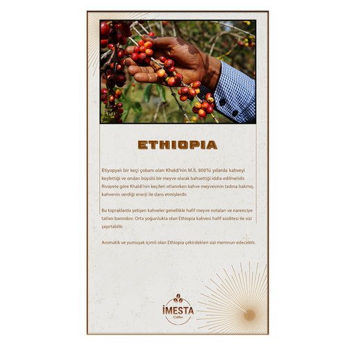 İmesta Ethiopia Organic Filter Coffee 250gr
