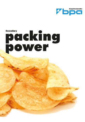 Secondary packing power for the SNACK MARKET