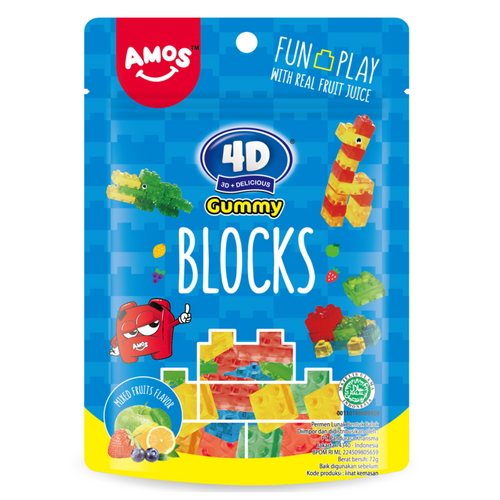 Amos 4D Gummy Blocks