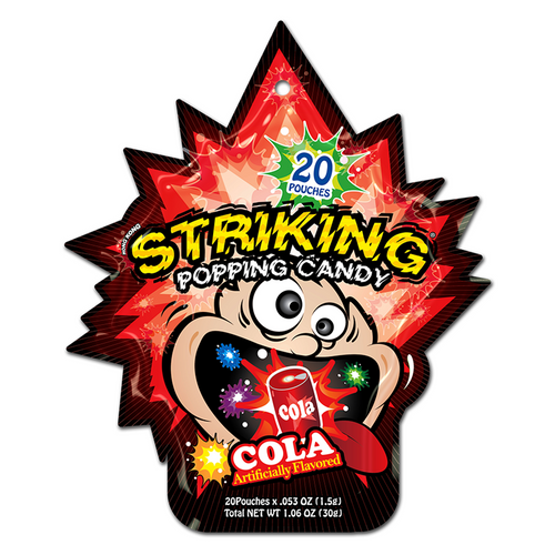 STRIKING POPPING CANDY – Cola Flavor