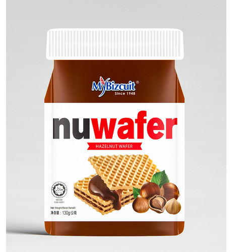 Nuwafer Hazelnut Wafer