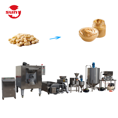 Popular hot sale 100kg per hour peanut butter production line