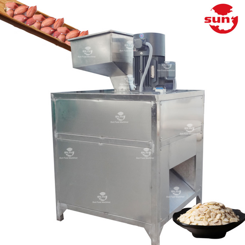 Top selling product good quality nut slicing machine peanut almond cashew nut slicer nut chips making machine