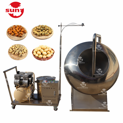 Hot selling coated nuts with sugar flour equipment nut coating machine coated peanut almond hazelnut cashew nut making machine
