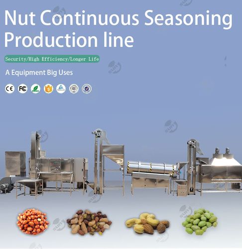 Nut roasting and flavoring machine