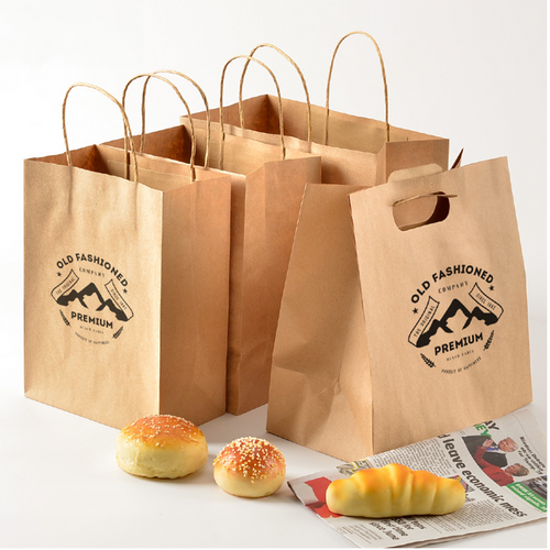 Takeout Paper Bags with Handles