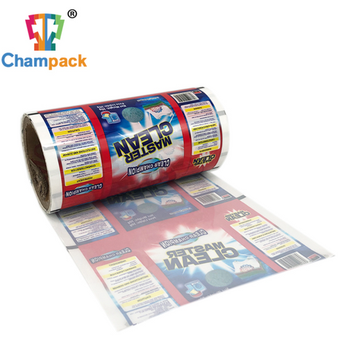OEM Clothe Washing Detergent Powder PE White Plastic Sachet Laminated Industrial Products Packaging Film Roll Film