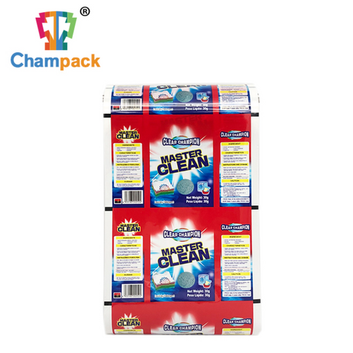 OEM Clothe Washing Detergent Powder PE White Plastic Sachet Laminated Industrial Products Packaging Film Roll Film