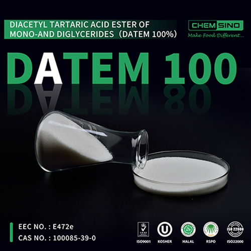 Diacetyl Tartaric acid ester of Mono-and diglycerides （Datem 100%）