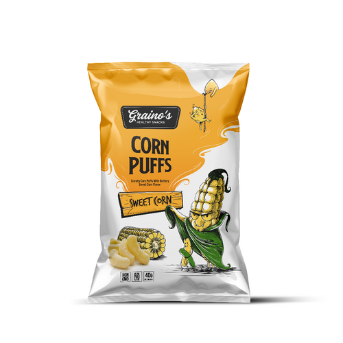 Graino's Corn puffs with sweet corn flavor