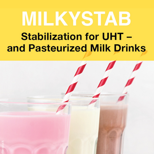 Milkystab - stabilization for UHT- and pasteurized milk drinks
