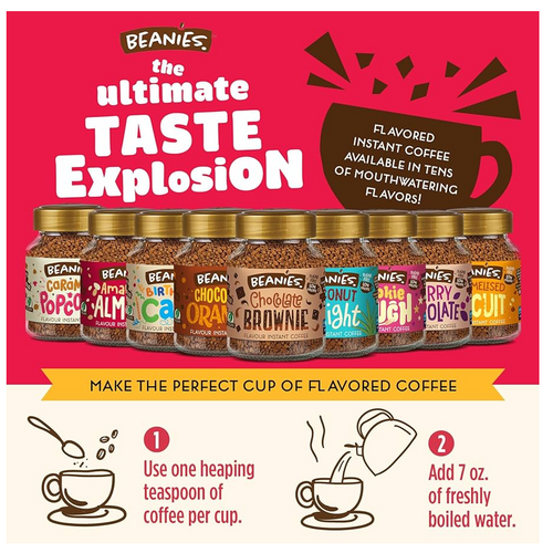 Beanies Flavoured Instant Coffee