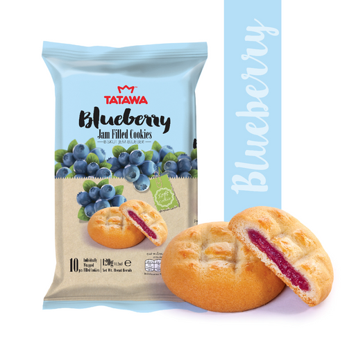 Blueberry Jam Filled Cookies