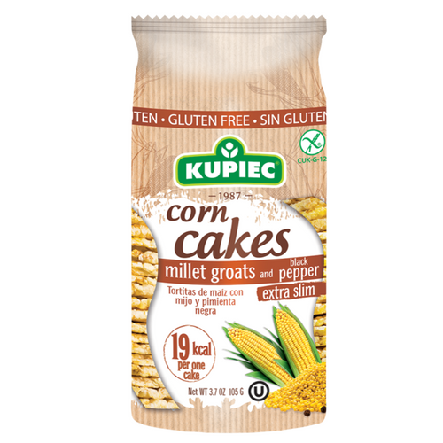 Corn cakes millet groats and black pepper 105g