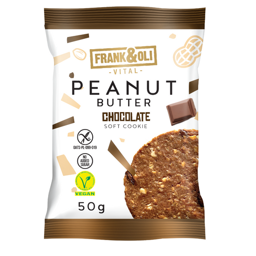 Vegan Soft Cookie Peanut Butter Chcocolate