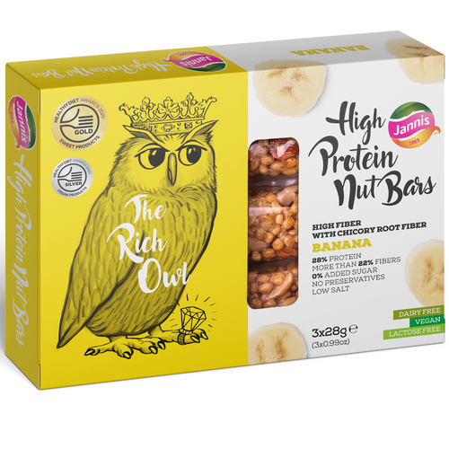 New Generation Nut bars (0% Sugar added and High Protein or High Fiber & Gluten Free)