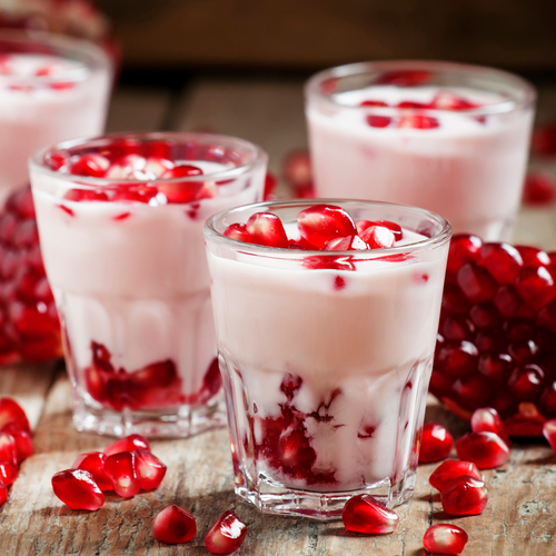 Pomegranate Dream - Drinkable Yogurt Preparation