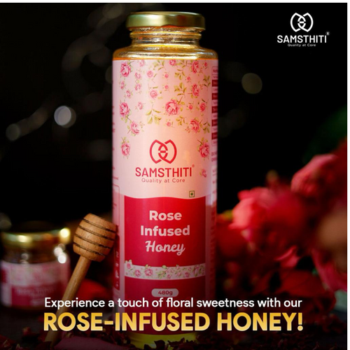 Rose Infused Honey