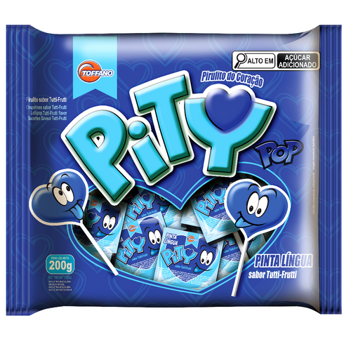 Pity Pop Tongue Painting, Tutti-Frutti Flavor