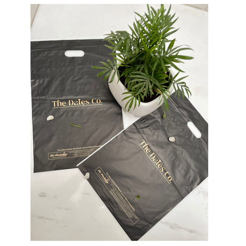 Compostable Photo-Print D-Cut Bag