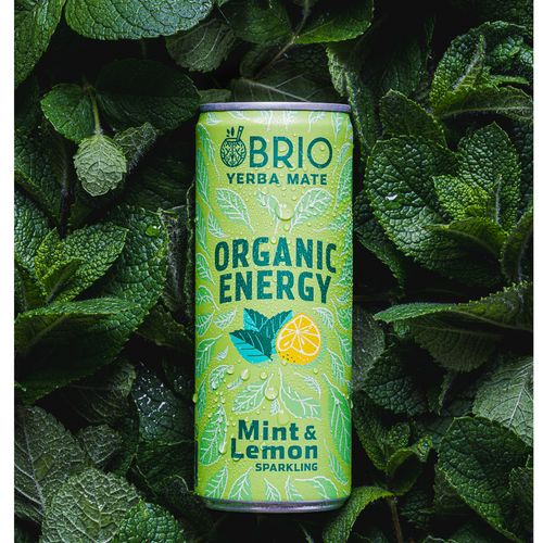 Brio Maté Mint & Lemon can